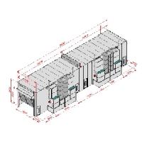 Покрасочная камера KraftWell KRW2455-TRMG