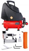 Компрессор поршневой безмасляный FUBAG WOOD MASTER KIT + набор из 4 предметов