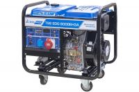 Портативный дизельный генератор ТСС SDG 6000EH3A
